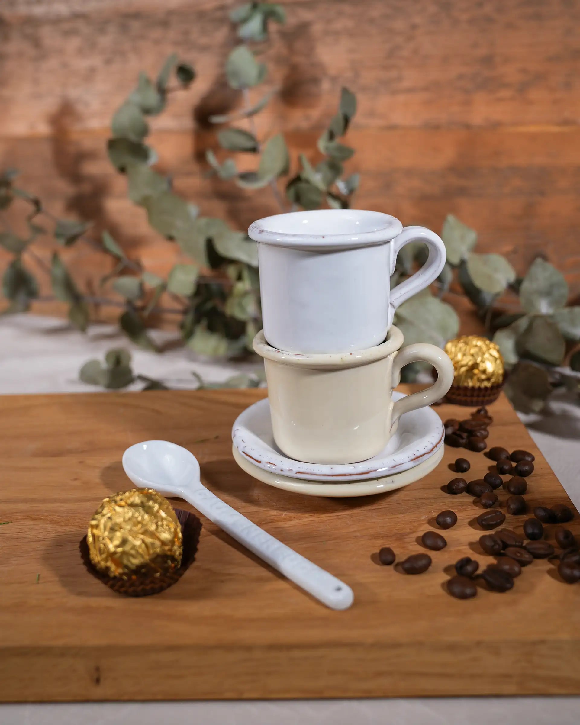 Casagent Campagna Espresso Tasse mit Untertasse