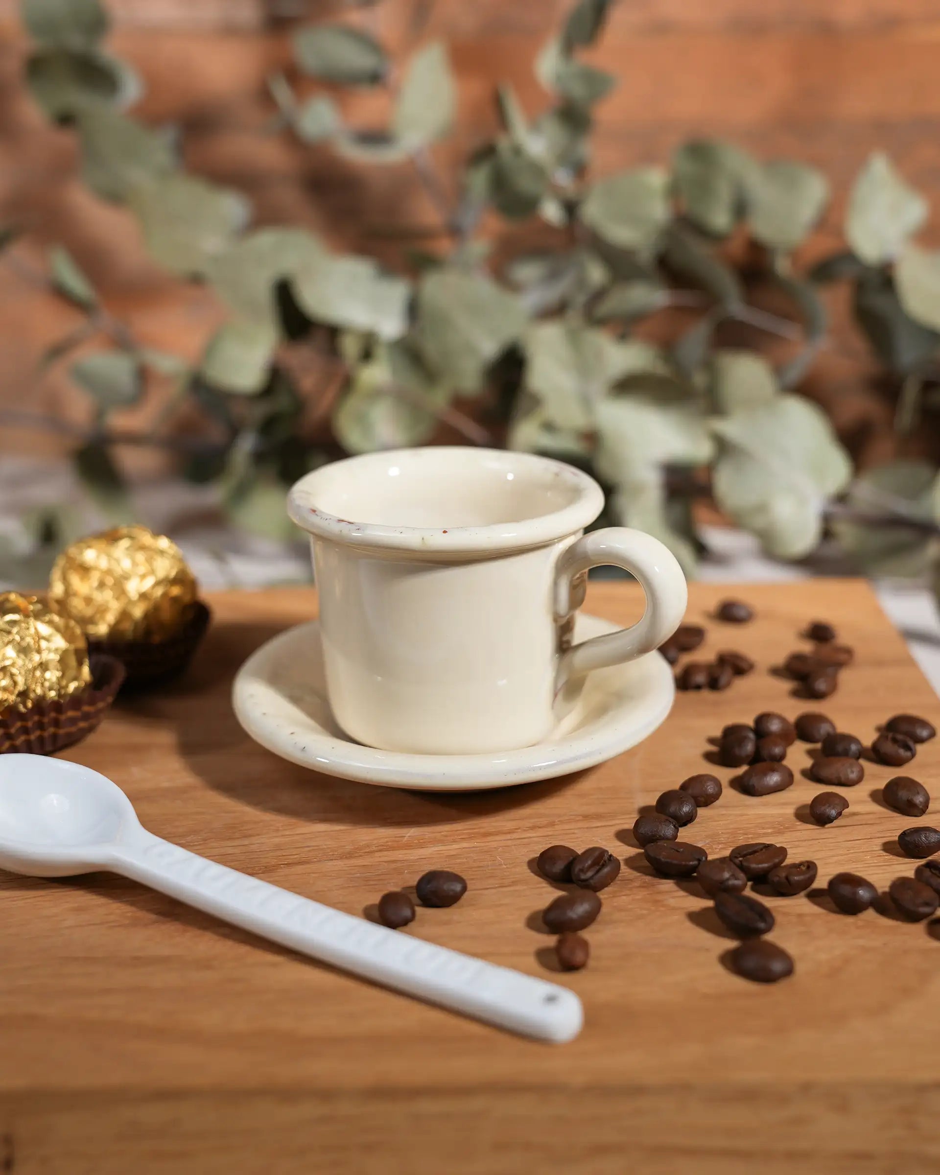 Casagent Campagna Espresso Tasse mit Untertasse