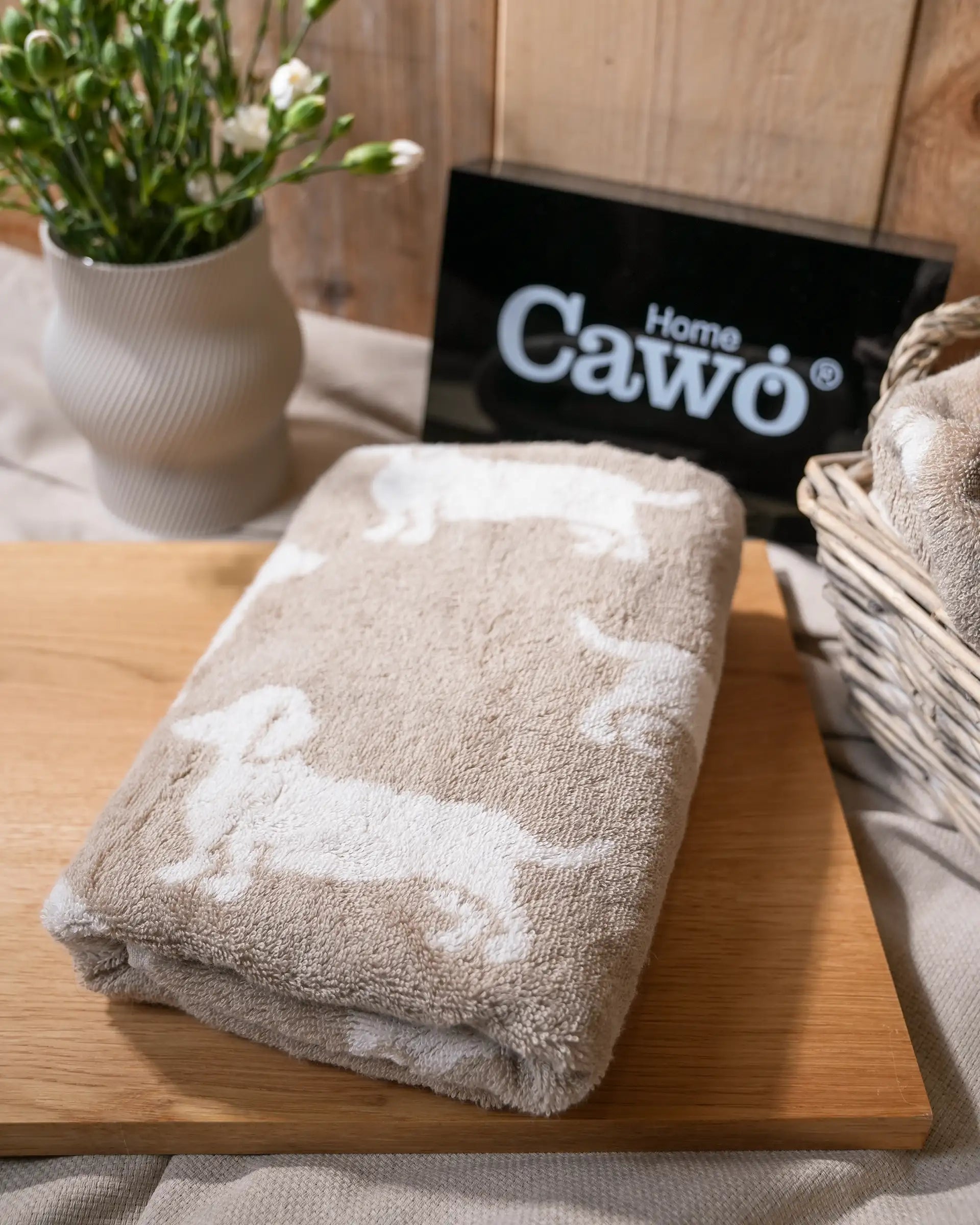 Cawö We Love Dogs Handtuch Dogs