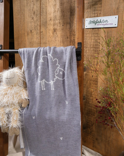 Eagle Mini - Babydecke mit Schäfchen-Motiv