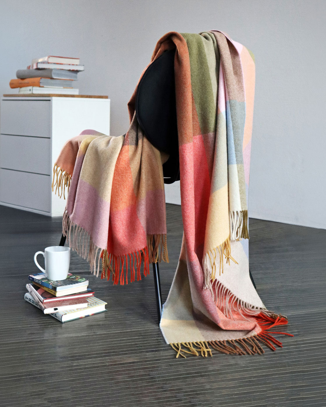 Merino-Decke Rimini in drei Farben
