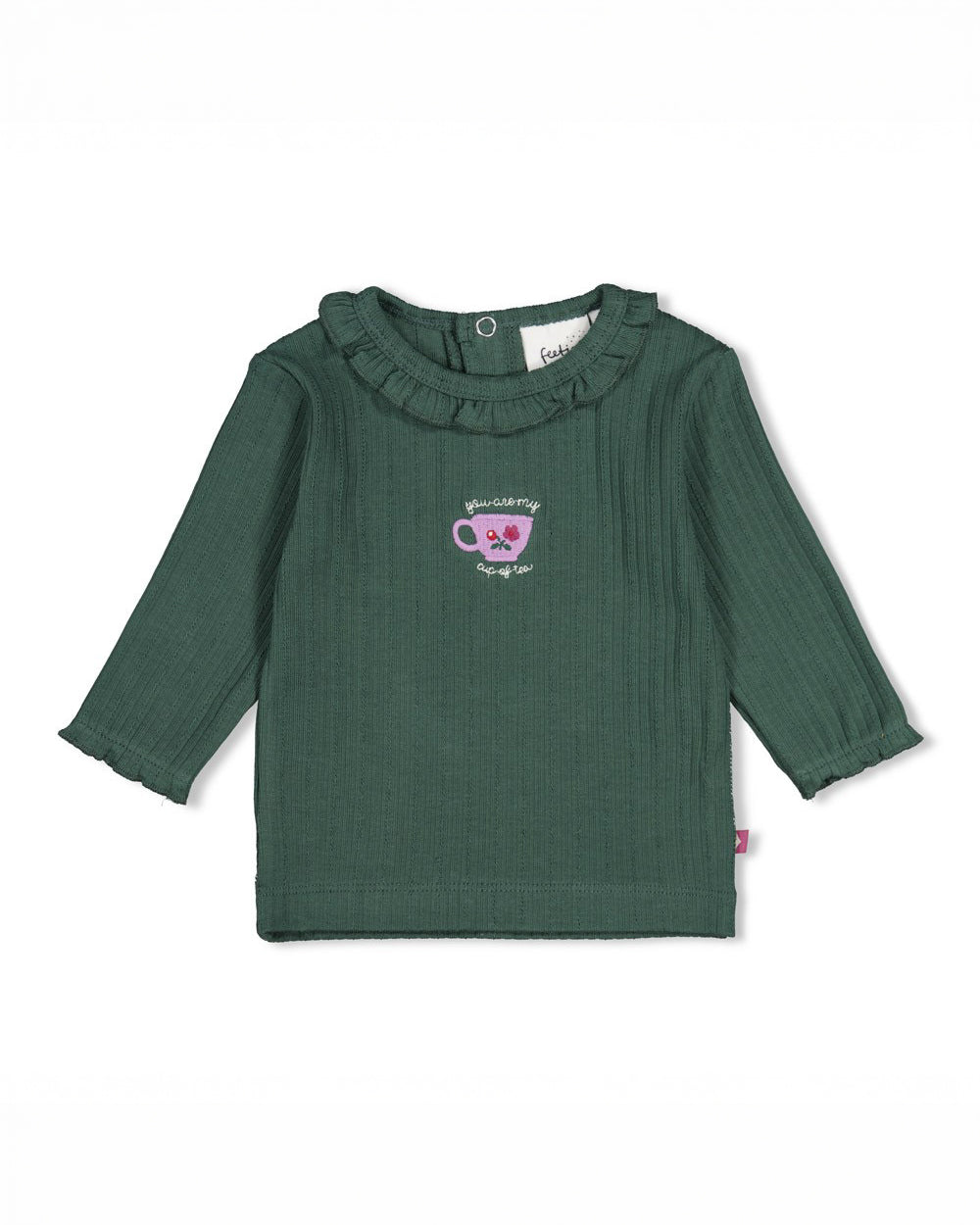Geripptes Longsleeve - Afternoon Tea