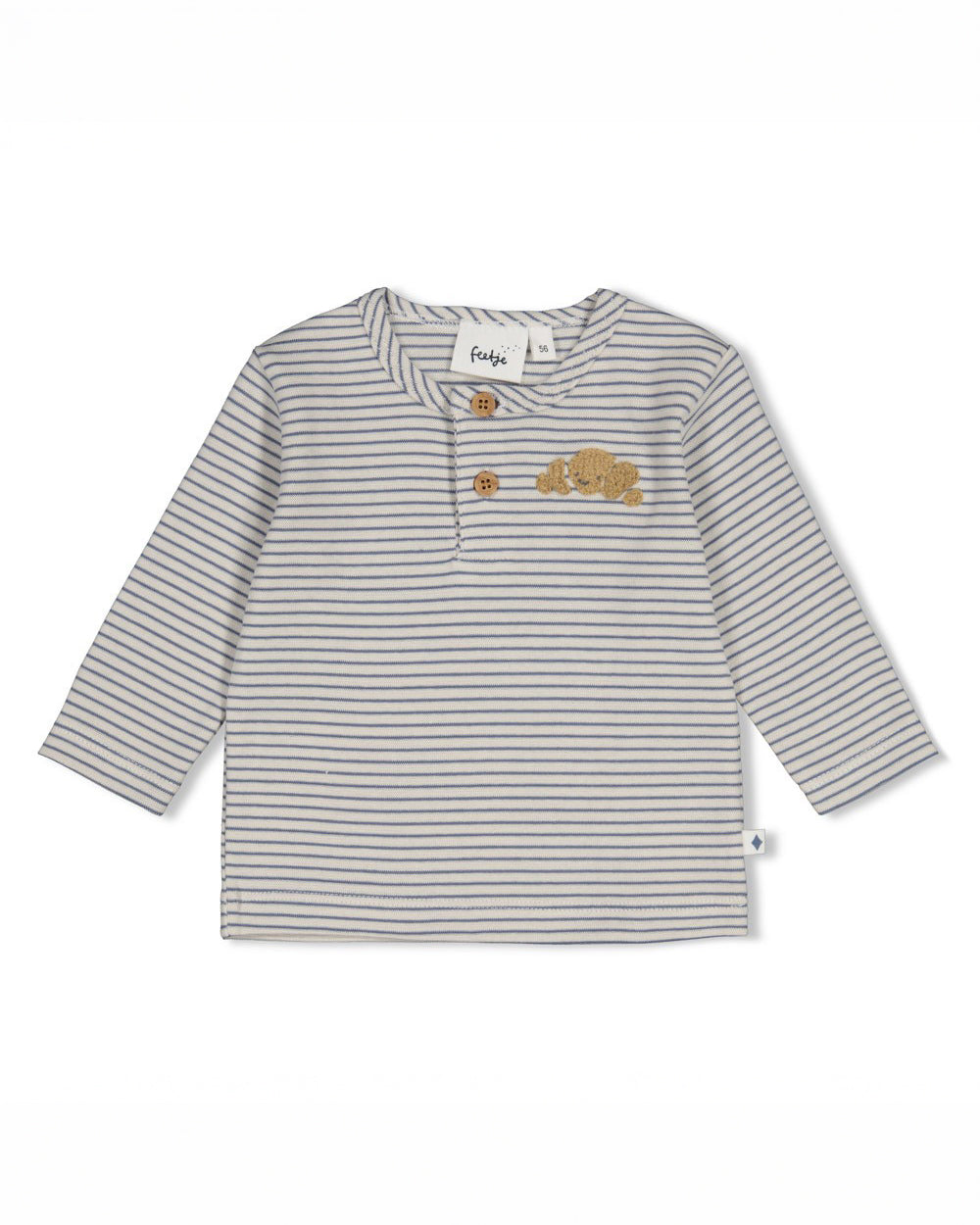 Geripptes Longsleeve mit Ringeln - Breakfast Buddy