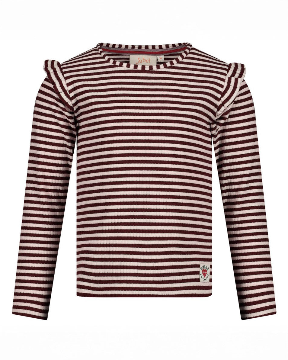 Geripptes Longsleeve Ringel - Daily Princess