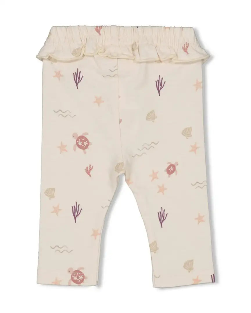 Feetje Legging mit all over Print - Starfish wishes