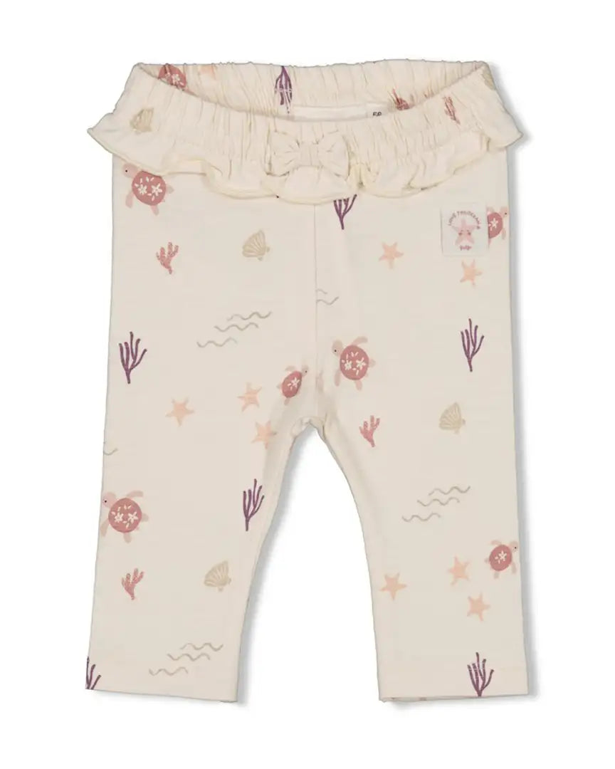 Feetje Legging mit all over Print - Starfish wishes