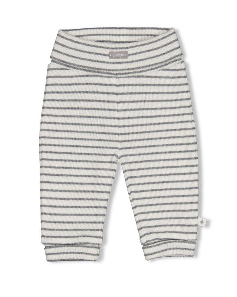 Gerippte Ajour-Hose mit Print - Penguin Cuddles