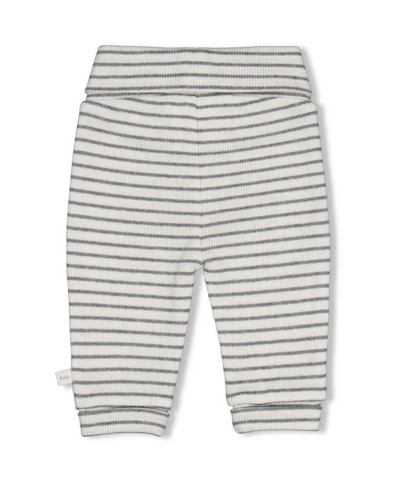 Gerippte Ajour-Hose mit Print - Penguin Cuddles