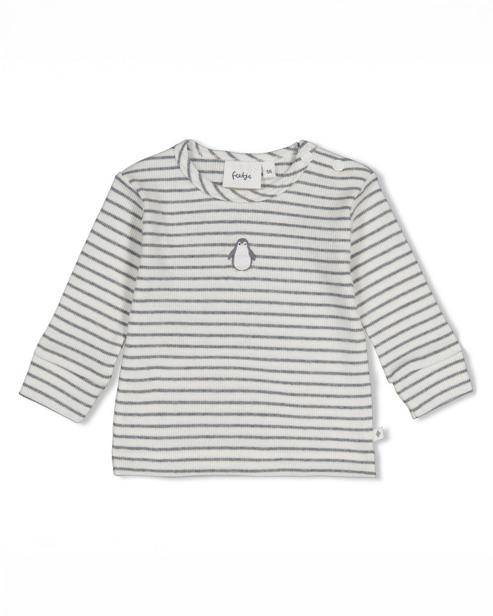 Geripptes Longsleeve Ringel - Penguin Cuddles