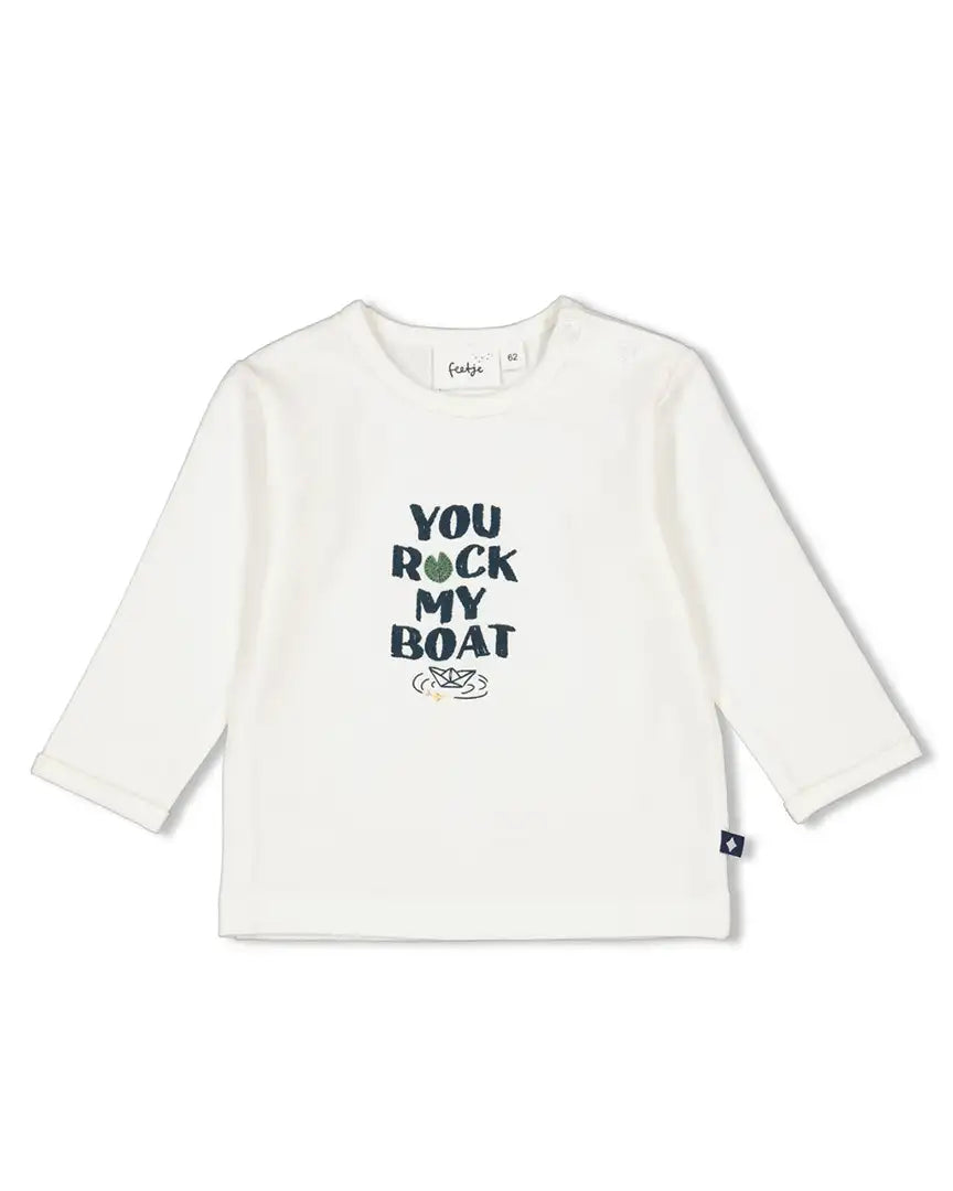 Feetje - Longsleeve - Rock my boat - natur