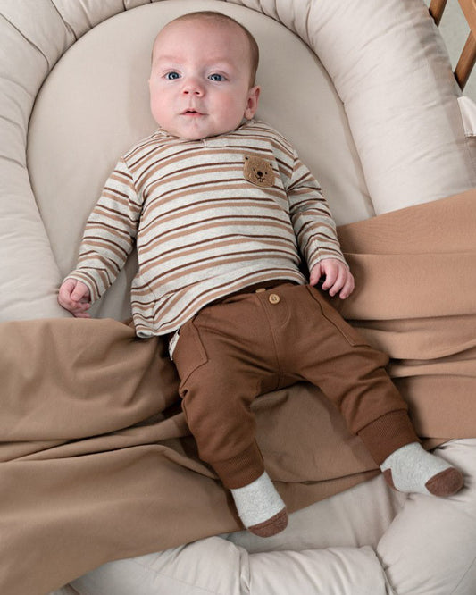 Geripptes Longsleeve Ringel - Tiny Timber Tales