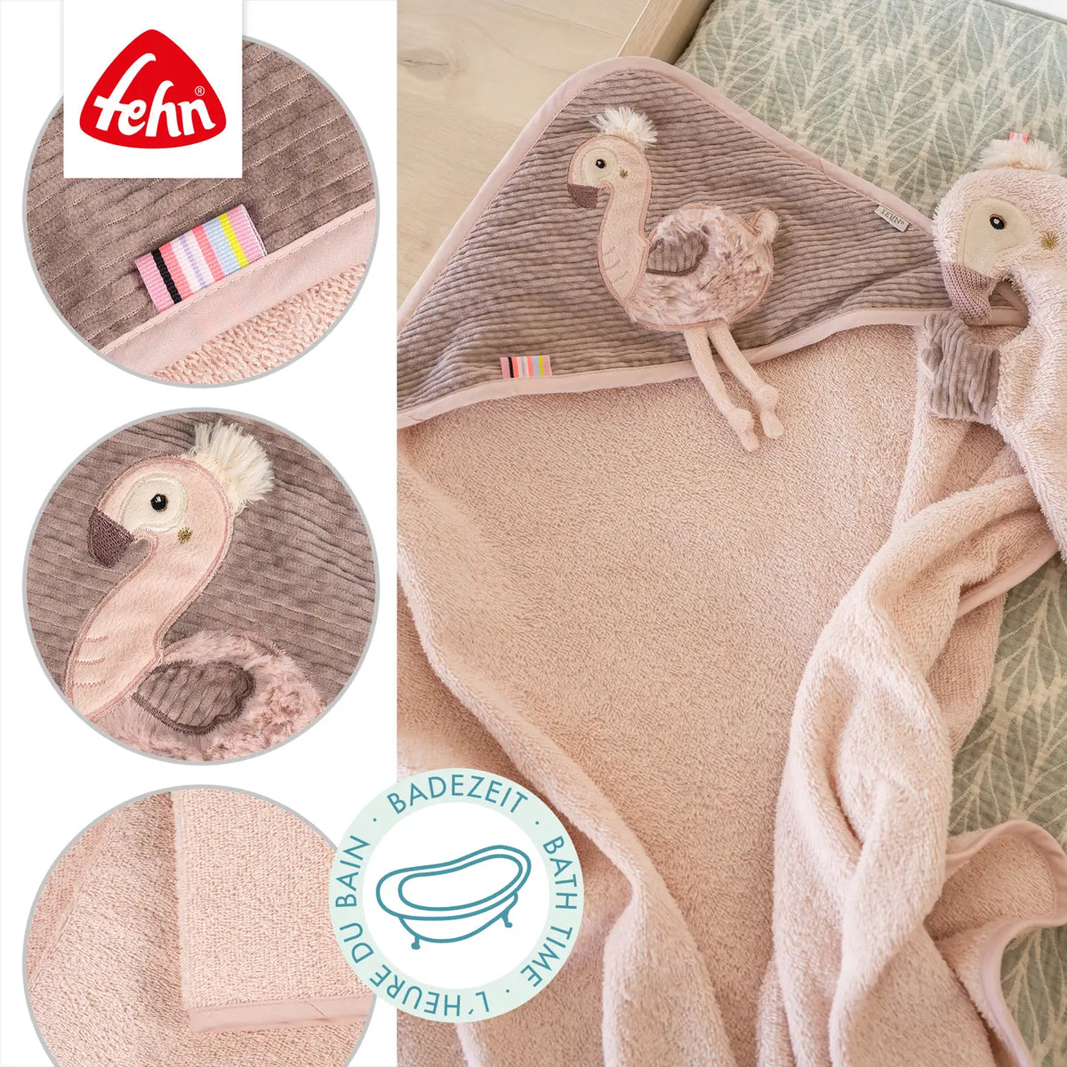 Kapuzen-Badetuch – kuscheliger Badeponcho für die Kleinsten