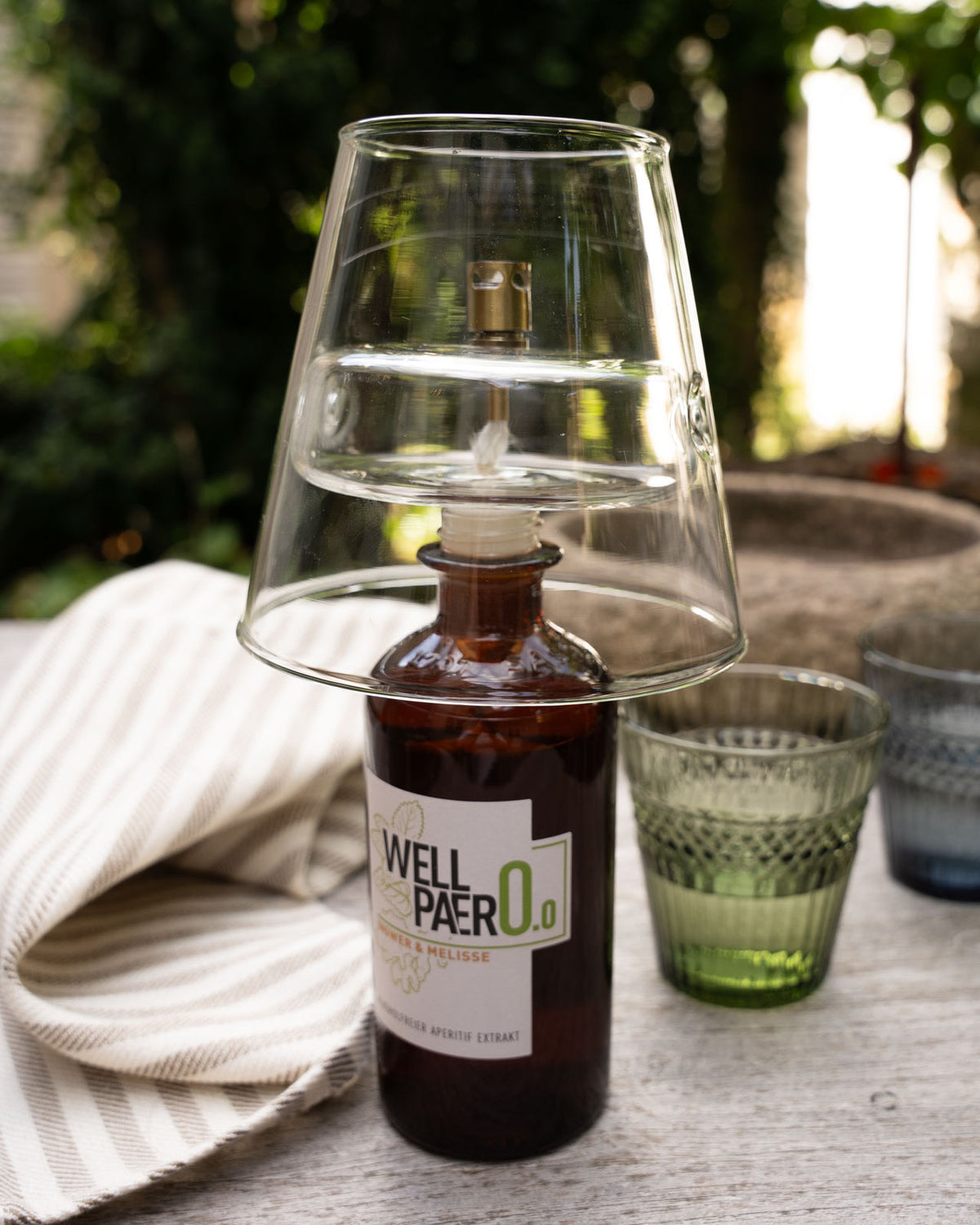 Bottle Lamp handgefertigte Glaslampe