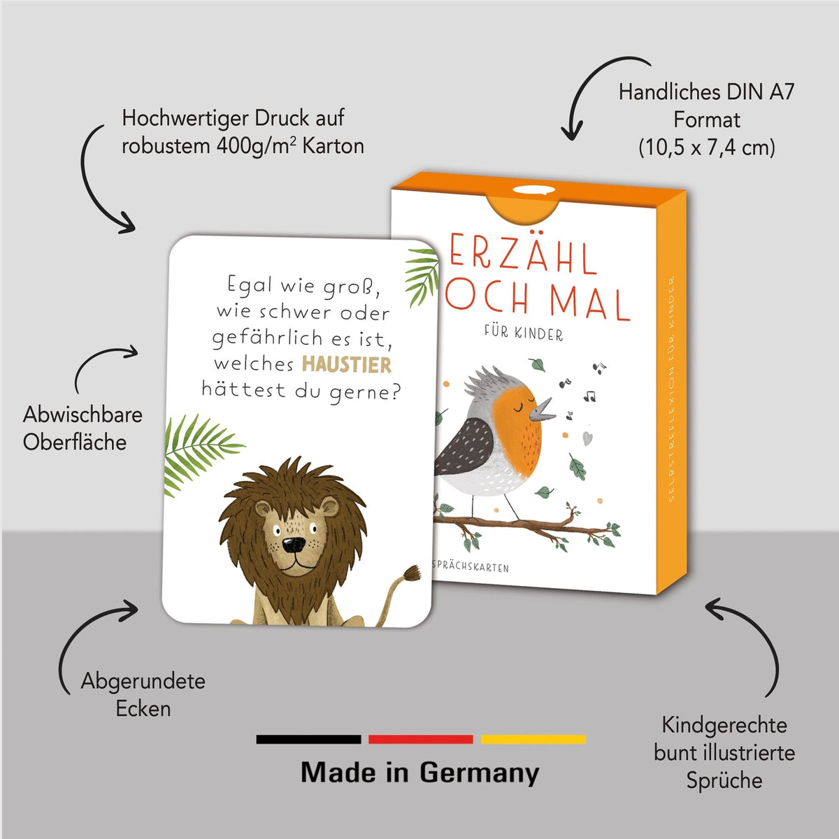Rüsselfuchs Affirmationskarten – Spielerisch über Gefühle sprechen