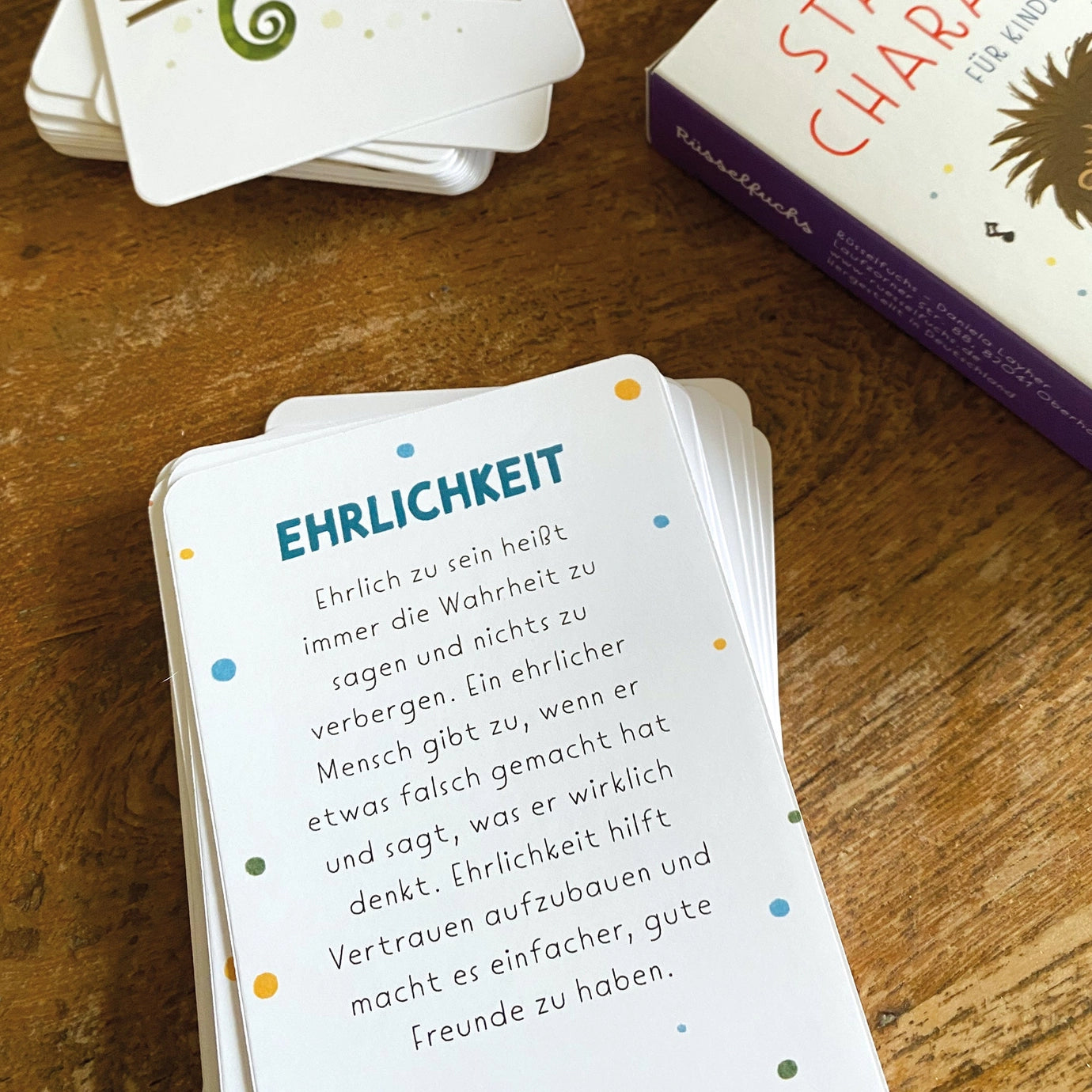 Rüsselfuchs Affirmationskarten – Spielerisch über Gefühle sprechen