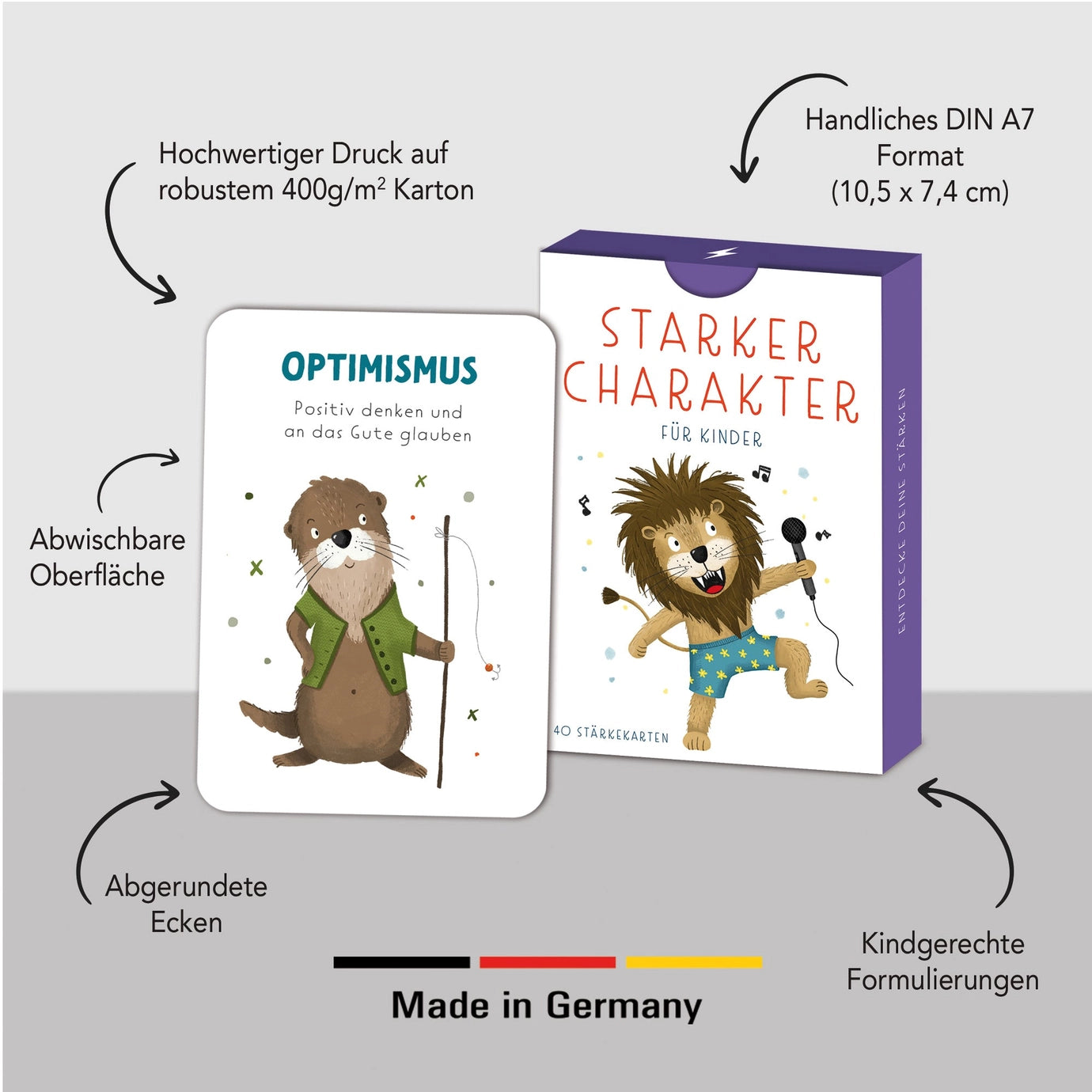 Rüsselfuchs Affirmationskarten – Spielerisch über Gefühle sprechen
