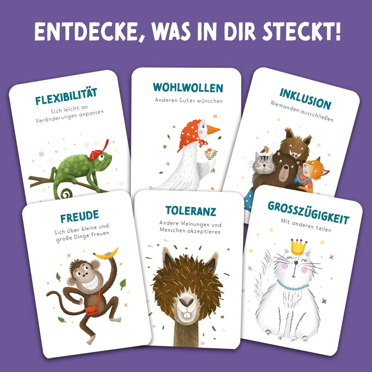 Rüsselfuchs Affirmationskarten – Spielerisch über Gefühle sprechen