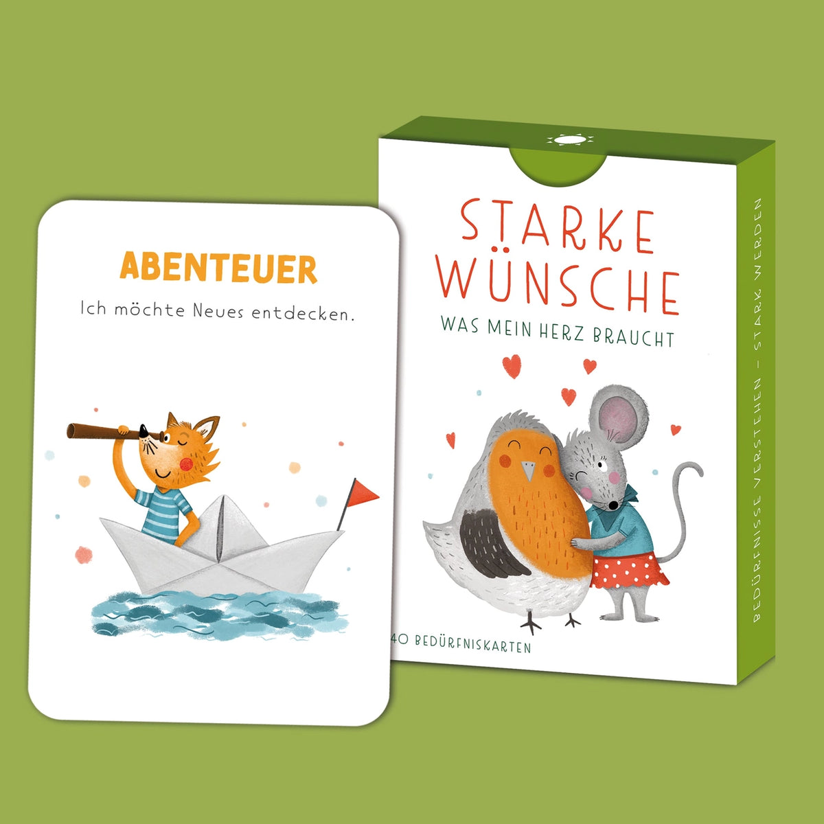 Rüsselfuchs Affirmationskarten – Spielerisch über Gefühle sprechen