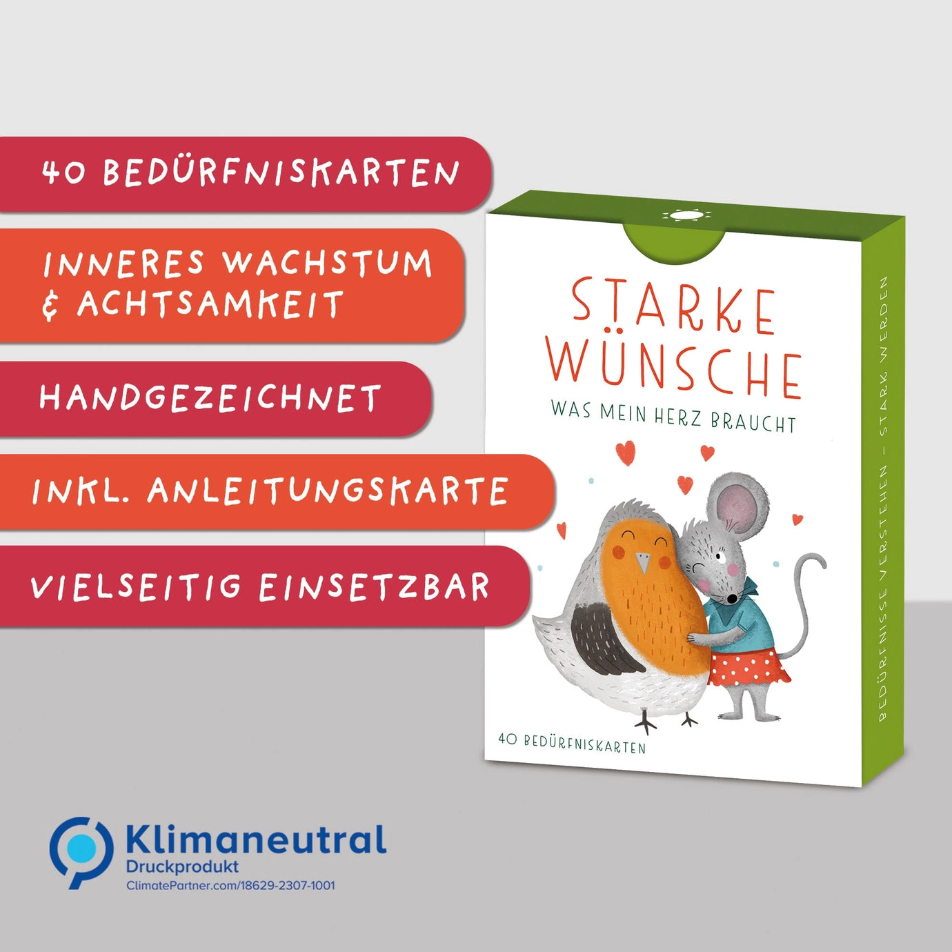 Rüsselfuchs Affirmationskarten – Spielerisch über Gefühle sprechen