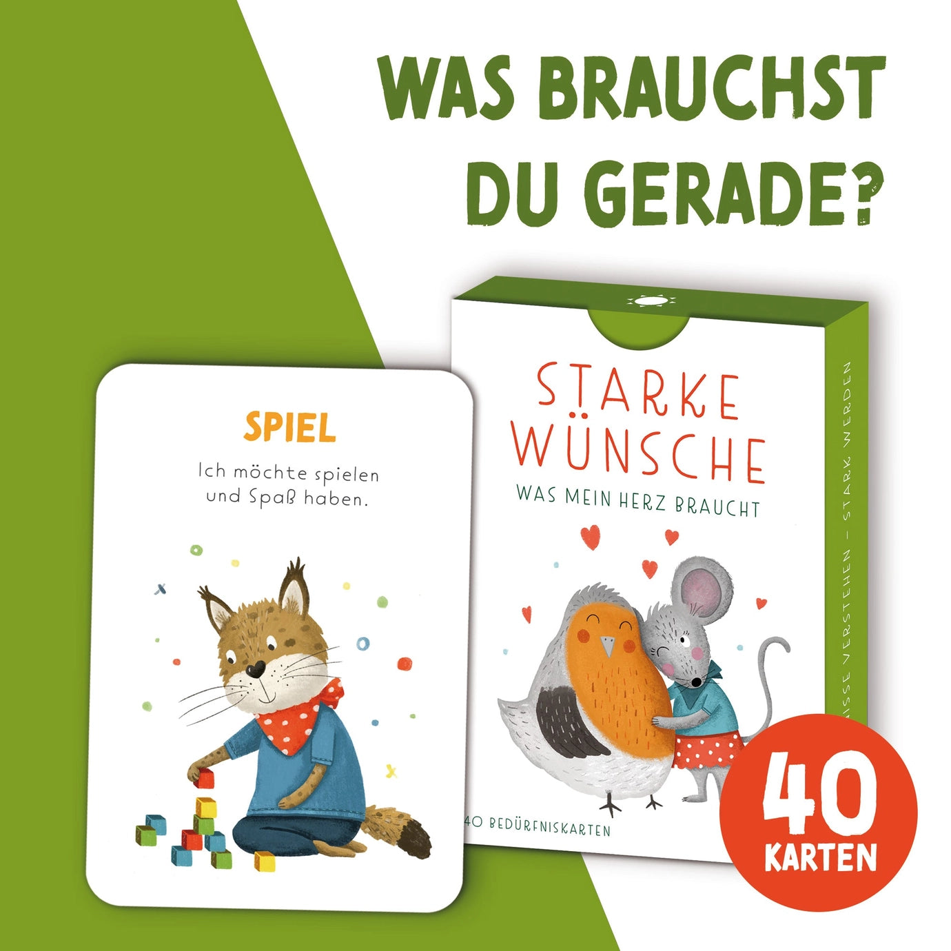 Rüsselfuchs Affirmationskarten – Spielerisch über Gefühle sprechen