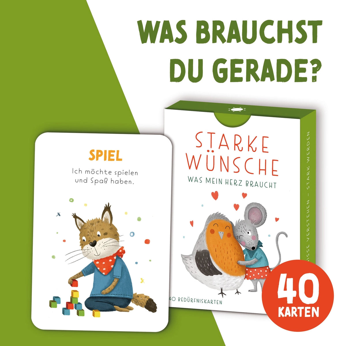 Rüsselfuchs Affirmationskarten – Spielerisch über Gefühle sprechen
