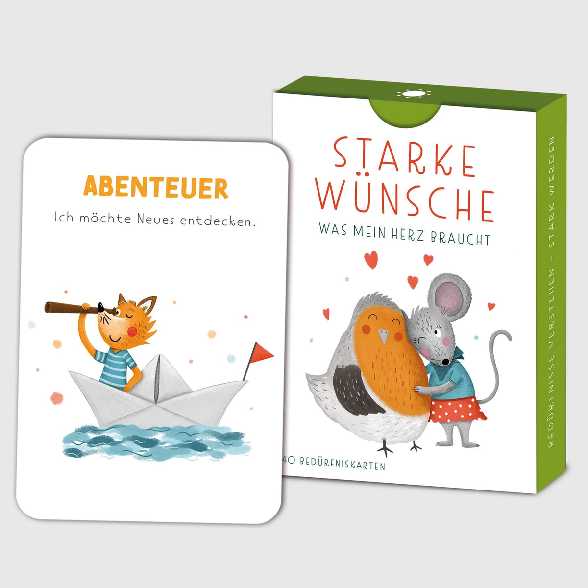 Rüsselfuchs Affirmationskarten – Spielerisch über Gefühle sprechen