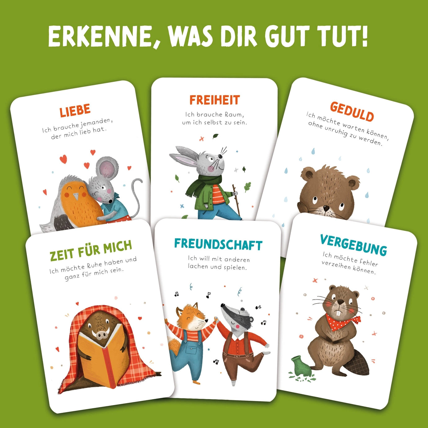 Rüsselfuchs Affirmationskarten – Spielerisch über Gefühle sprechen