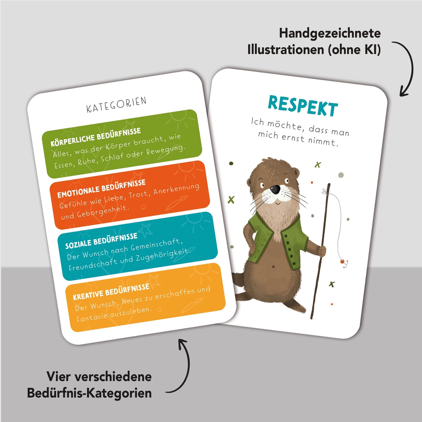 Rüsselfuchs Affirmationskarten – Spielerisch über Gefühle sprechen