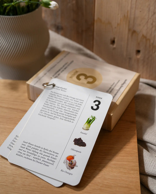 Nimm 3 - Edle Rezeptkarten