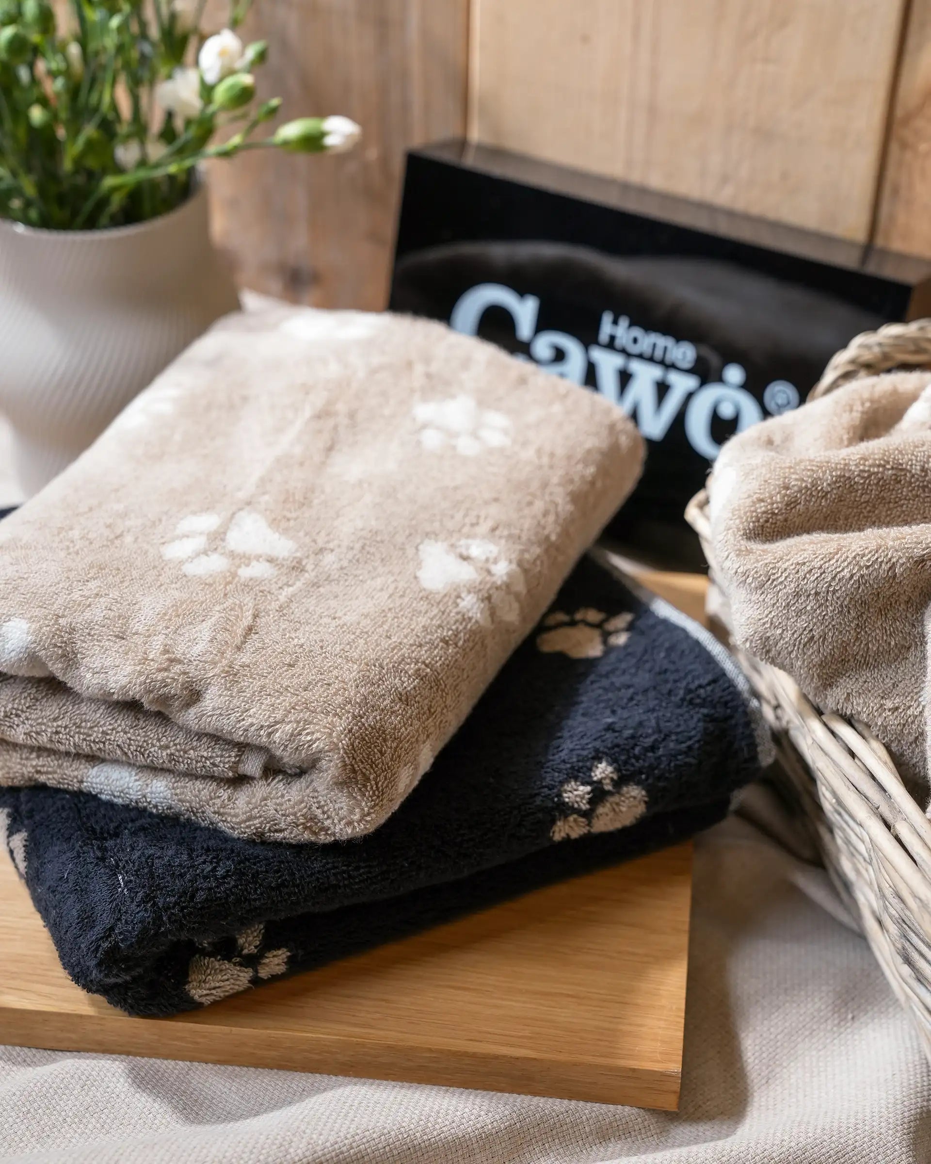 Cawö We Love Dogs Handtuch Paws