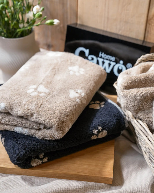 Cawö We Love Dogs Handtuch Paws