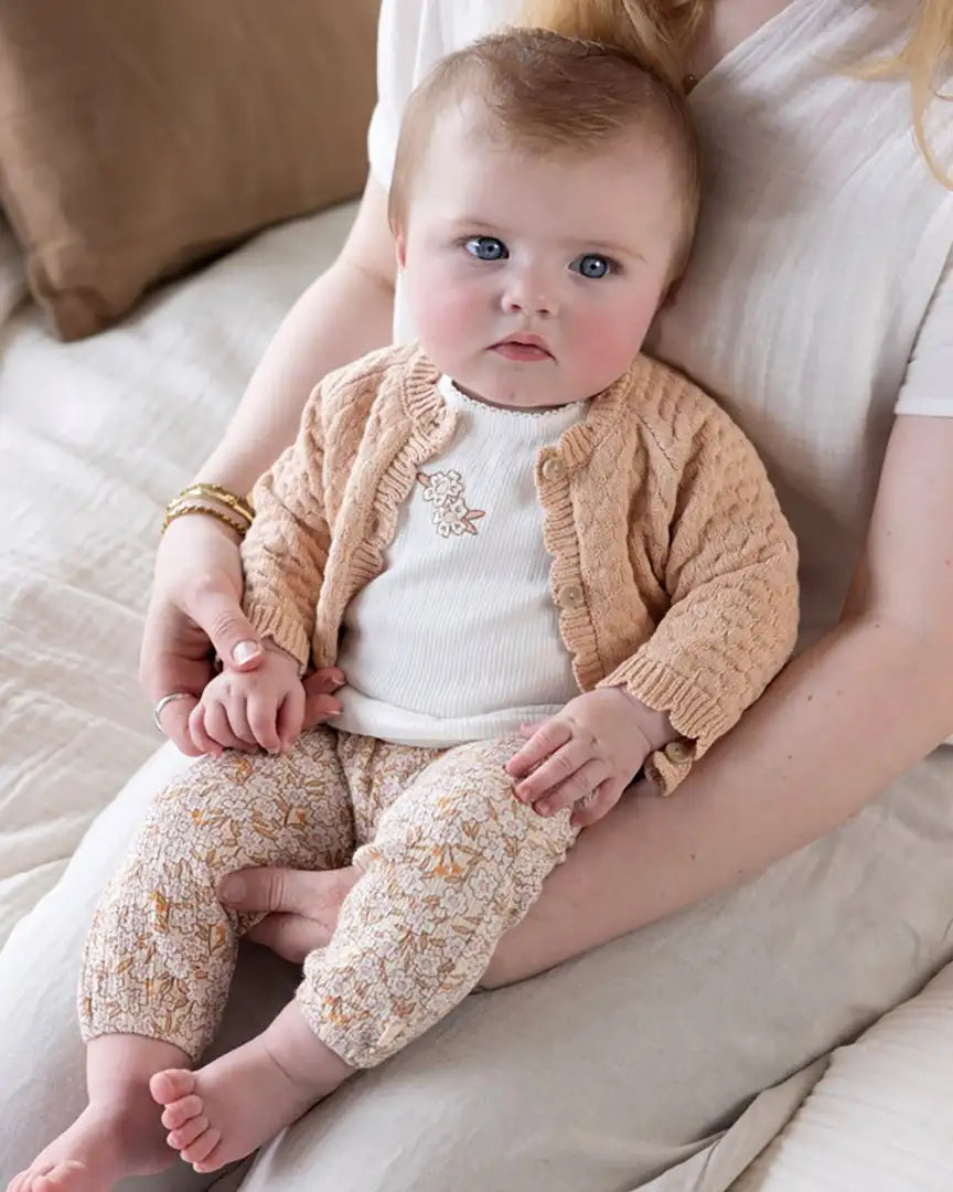 Feetje - Strickjacke - Flower Field